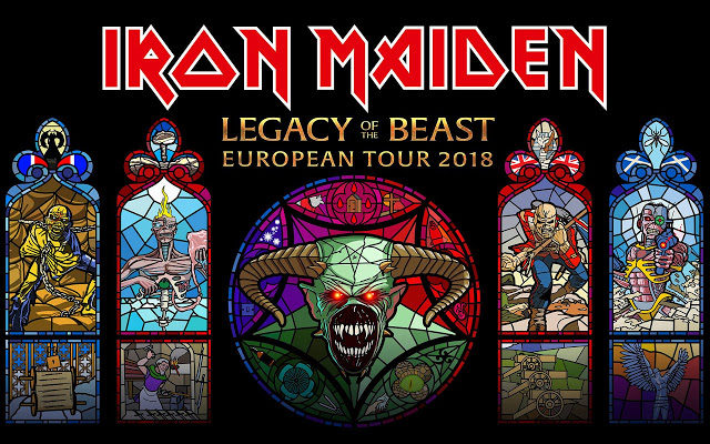 Resultado de imagem para Iron Maiden libera vídeo de sua atual turnê Legacy Of The Beast tour