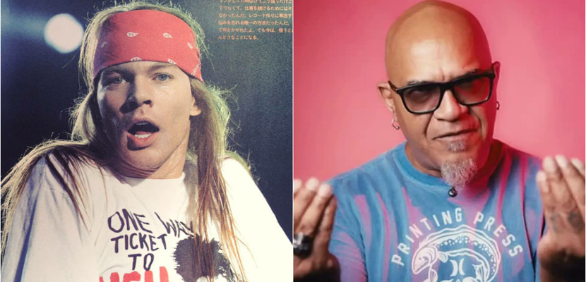 Tem que ficar de costas e não pode olhar para Axl Rose: Clemente Nascimento conta que Guns N’ Roses é a banda mais chata para se abrir show