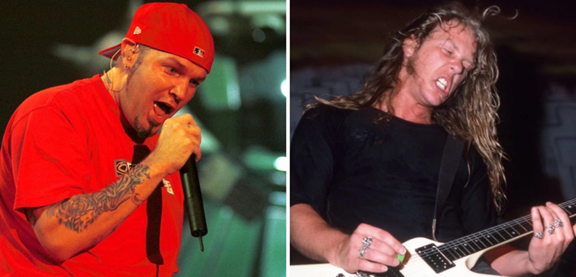 James Hetfield (Metallica) chamou o Limp Bizkit de caricato e Kirk Hammett ressaltou que soa como um Korn de segunda categoria
